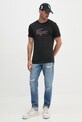 Lacoste t-shirt TH2042 czarny AW24