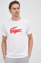 biały Lacoste t-shirt