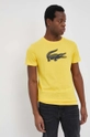 żółty Lacoste t-shirt