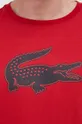 czerwony Lacoste t-shirt