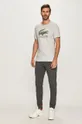 Lacoste - T-shirt TH2090 szary