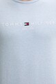 Tommy Hilfiger pamut póló kék MW0MW11797