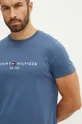 Одяг Бавовняна футболка Tommy Hilfiger MW0MW11797 блакитний