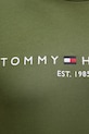 Tommy Hilfiger t-shirt bawełniany MW0MW11797 zielony