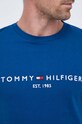 Βαμβακερό μπλουζάκι Tommy Hilfiger MW0MW11797 μπλε