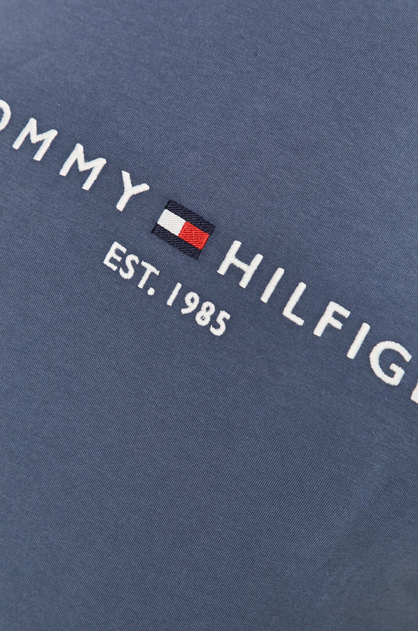 Tommy Hilfiger t-shirt bawełniany MW0MW11797 niebieski