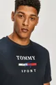 tmavomodrá Tommy Sport - Tričko