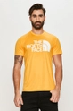 żółty The North Face - T-shirt Męski