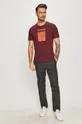 Only & Sons - T-shirt bordowy