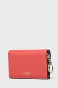 Шкіряний гаманець Kate Spade рожевий