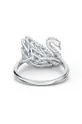 срібний Swarovski - Перстень DANCING SWAN