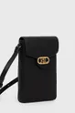 Кожаный футляр для телефона Lauren Ralph Lauren чёрный
