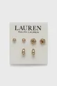 χρυσαφί Lauren Ralph Lauren - Σκουλαρίκια (3-pack) Γυναικεία