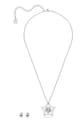 Swarovski - Náušnice a náhrdelník Stella stříbrná 5622729