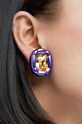 Аксесуари Swarovski - Сережки DULCIS 5613729 фіолетовий