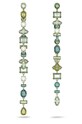 Naušnice Swarovski zlatna 5613734
