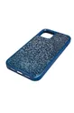 Θήκη κινητού Swarovski iPhone 12/12 Pro Glam Rock σκούρο μπλε