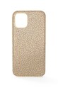 Swarovski obal na telefon iPhone 12 Mini High na mobil zlatá 5616376