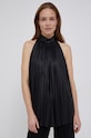 Sisley Bluzka z elastanem czarny 5Y115QFL7.100