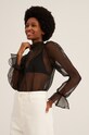 Undress Code Bluzka z elastanem czarny 344