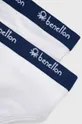 United Colors of Benetton Slipy dziecięce (2-pack) 95 % Bawełna, 5 % Elastan