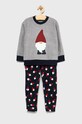 United Colors of Benetton Pijama copii set gri 3F7B0P00B