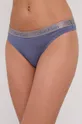 niebieski Calvin Klein Underwear Stringi Damski