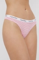 różowy Calvin Klein Underwear Stringi (3-pack) Damski