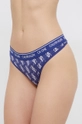 granatowy Calvin Klein Underwear Stringi Damski