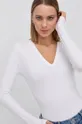 Spanx - Лонгслів моделюючий SLEEVE V-NECK BODYSUIT Жіночий