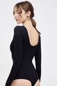 Odzież Spanx - Longsleeve modelujący SCOOP NECK LONG SLEEVES BODYSUIT 20329R czarny