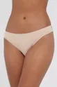 beżowy Emporio Armani Underwear Stringi 162468.1A384 Damski