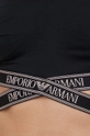 Бюстгальтер Emporio Armani Underwear  Основной материал: 95% Хлопок, 5% Эластан Отделка: 9% Эластан, 8% Полиамид, 83% Полиэстер