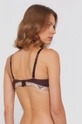 Tvarujúca podprsenka Emporio Armani Underwear burgundské