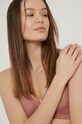 Dkny biustonosz dzianina brązowy DK7626