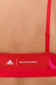 czerwony adidas Performance Biustonosz sportowy H16921