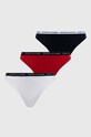 Стринги Tommy Hilfiger (3-pack) трикотаж белый UW0UW02829.4890