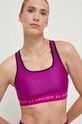 Oblečenie Športová podprsenka Under Armour Crossback 1361034 ružová