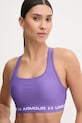 Športová podprsenka Under Armour Crossback bez kostíc fialová 1361034