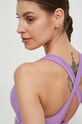 Under Armour biustonosz sportowy Crossback fioletowy 1361034