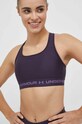 Under Armour biustonosz sportowy Crossback bez fiszbinów fioletowy 1361034