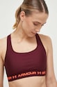 Under Armour biustonosz sportowy Crossback bordowy 1361034