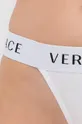 white Versace thongs