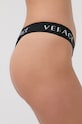 Versace Tanga AUD04070 negru AA00