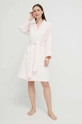 Lauren Ralph Lauren accappatoio in cotone rosa