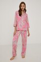 Pyžamo Lauren Ralph Lauren ILN92102 růžová AW21