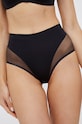 women'secret Figi modelujące Shape Mesh dzianina czarny 5182689