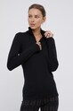 Icebreaker bielizna funkcyjna 200 Oasis LS Half Zip góra czarny IB1043800011
