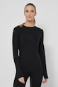 Icebreaker longsleeve funkcyjny wełniany góra czarny IB1043750011