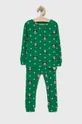 πράσινο GAP - Παιδικές βαμβακερές πιτζάμες x Disney Παιδικά